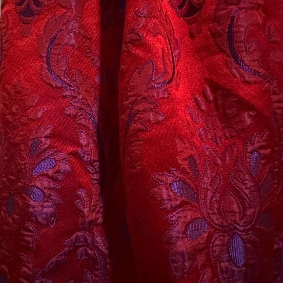 Vintage 80s Carolyne Roehm Opulent Evening Ball Gown XS Gala Royal Regency - Picture 14 of 16